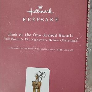 Hallmark Keepsake Jack The One Arm Bandit Ornament - Red and Brown